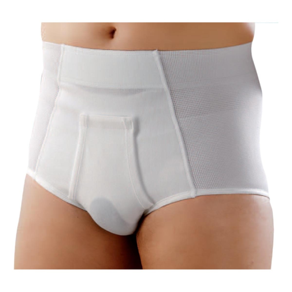 Orione 316 Cintoslip Erniario Uomo Aperto Con Pelotte Bianco 4 1 St
