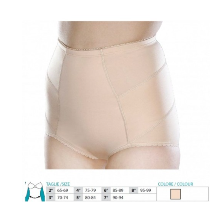 ORIONE 536 CINTOSLIP ERNIARIO DONNA APERTO CON PELOTTE IN COTONE NUDO 6