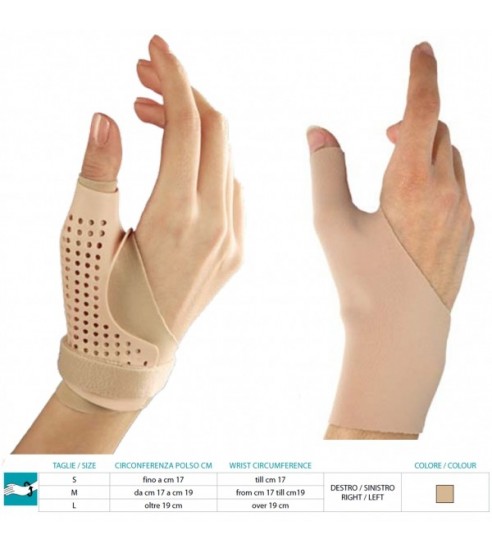ORIONE 241 ORTESI PER IMMOBILIZZAZIONE DEL POLLICE SINISTRO BEIGE L