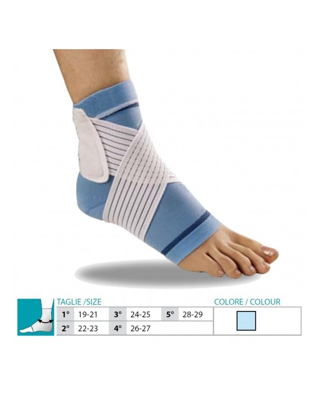 ORIONE 444 CAVIGLIERA CON BENDAGGIO STABILIZZANTE AZZURRO 2