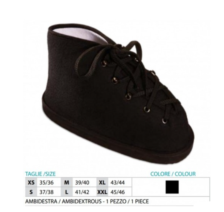 ORIONE OK PED 155 SCARPA COPRI GESSO NERO XS 35/36 1 PEZZO