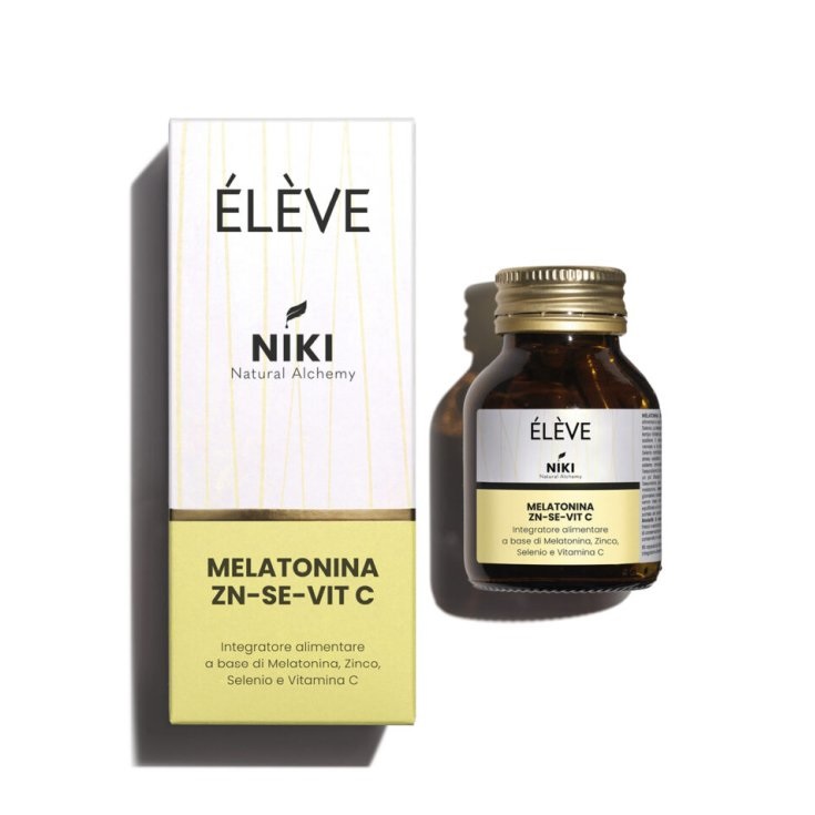 Élève Niki Melatonina Zn-dr-vit C Integratore Per Favorire Il Rilassamento E Il Sonno Naturale 60 Capsule