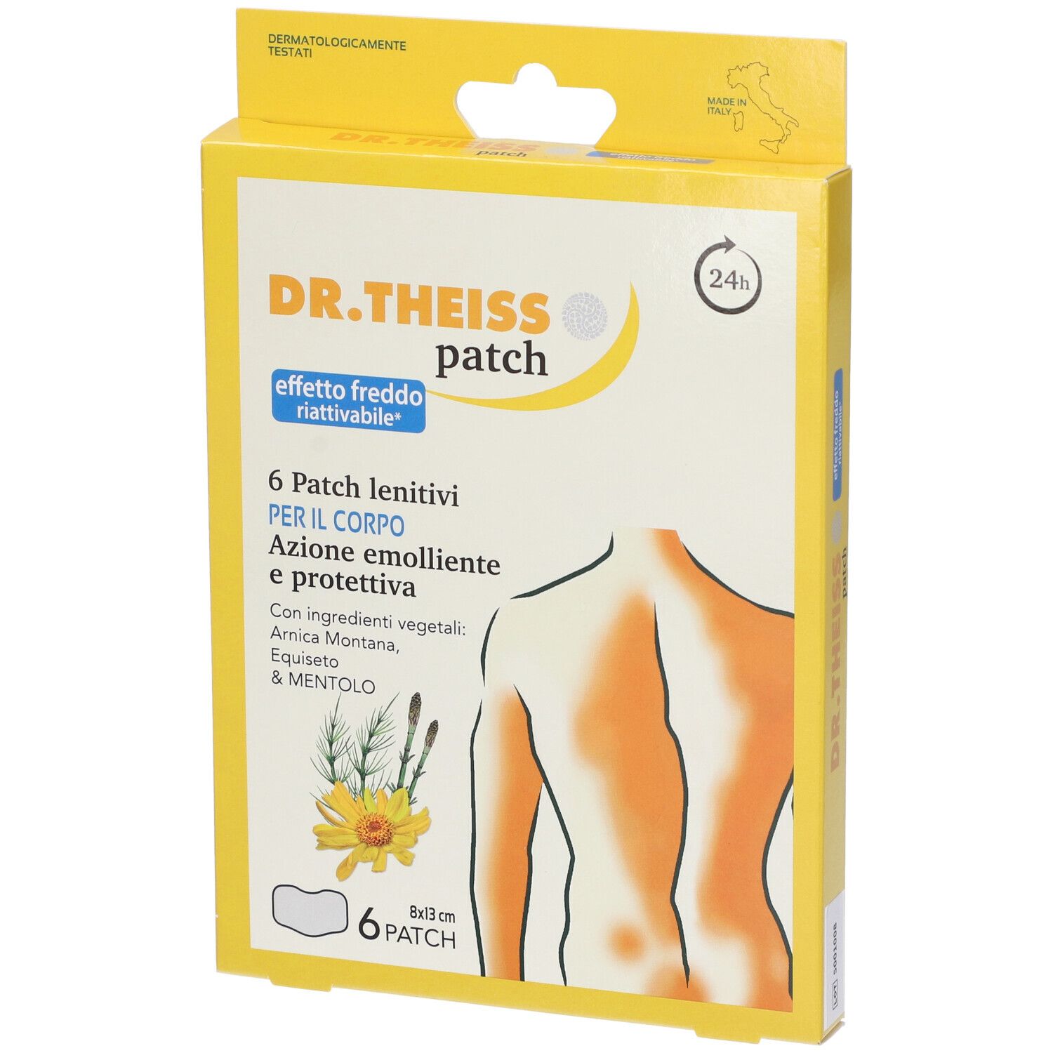 Dr. Theiss Patch Corpo Lenitivi Effetto Freddo 6 pz Cerotto