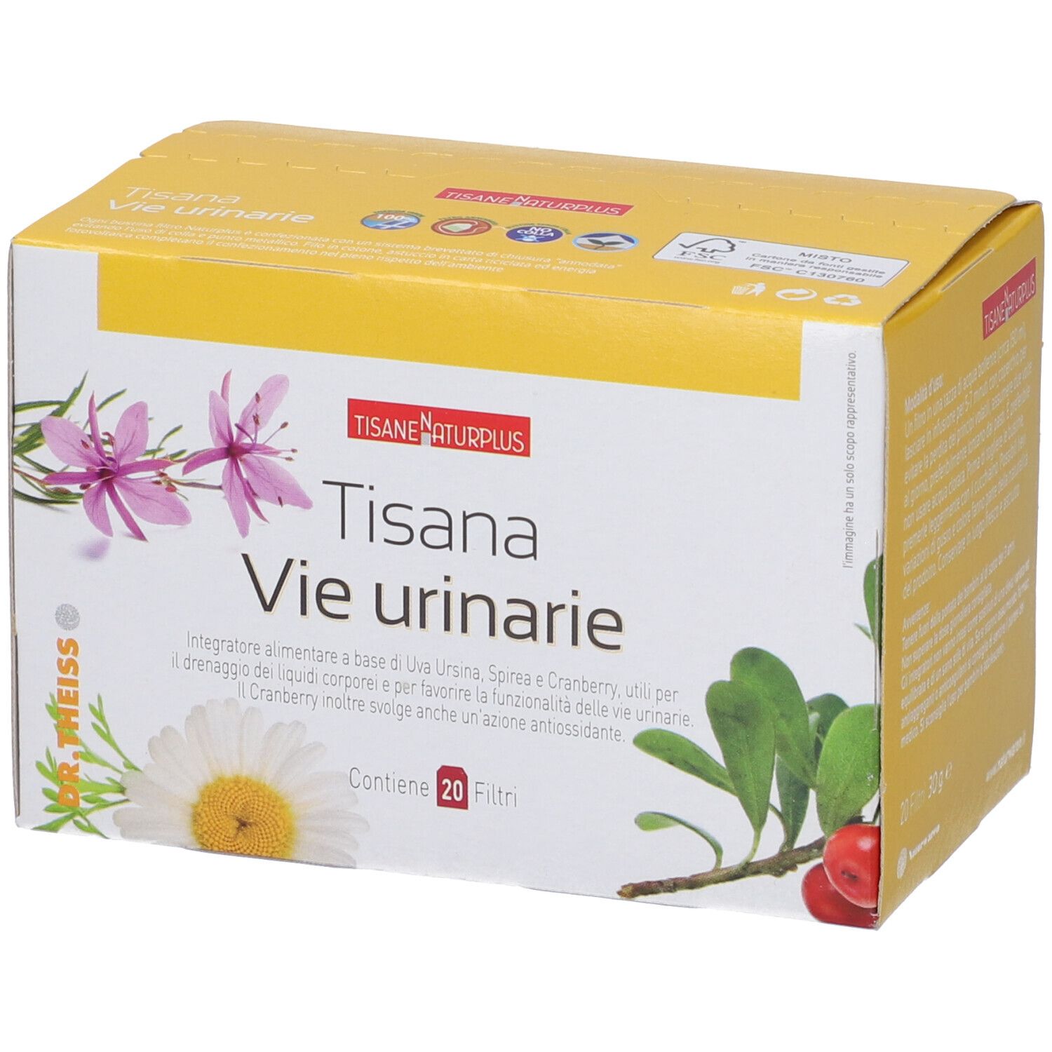 Naturplus Tisana Vie Urinarie 30 g Tè — confronto prezzi