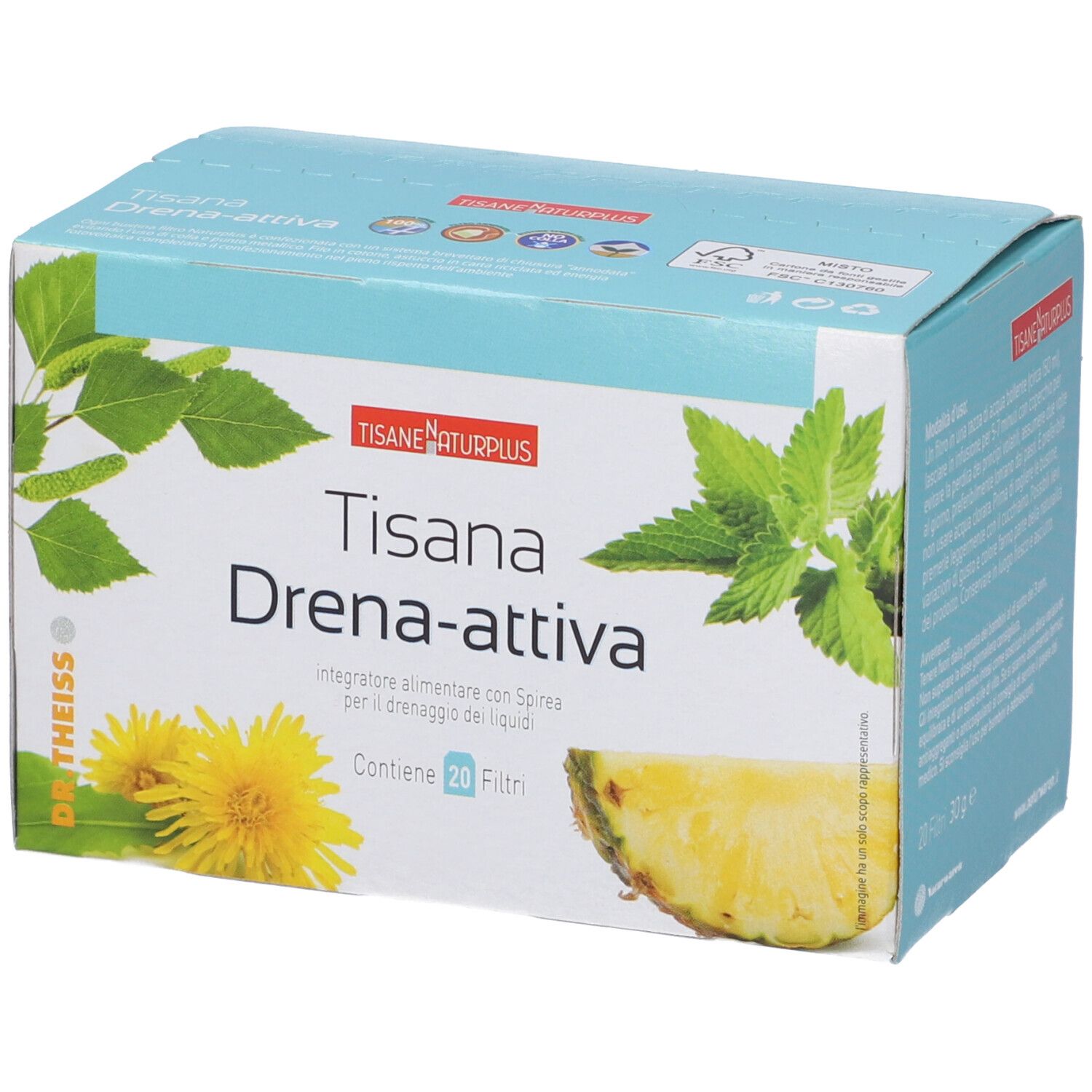 Naturplus Tisana Drena-Attiva 30 g Tè