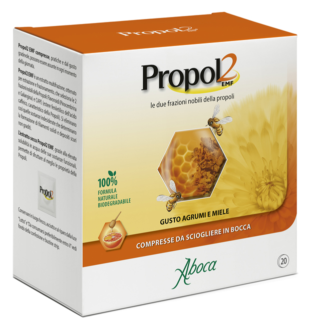 Propol2 Emf 20 Compresse Orosolubili Con Estratto Secco Multifrazione Di Propoli (Emf) — confronto prezzi