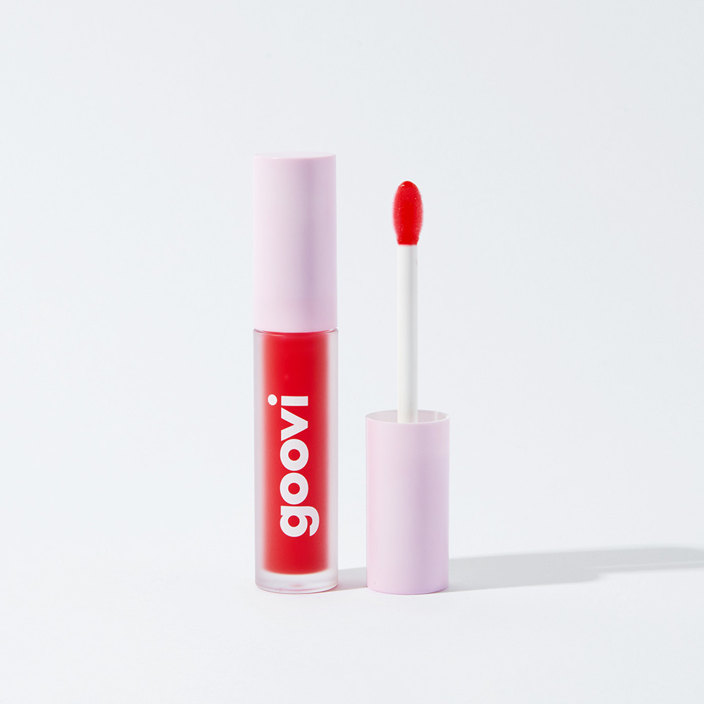 Goovi Melty Lips Lip Oil Colore 02 Glassy Red 4 ml Rossetto
