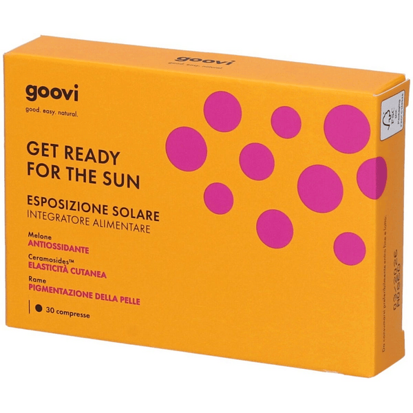 Goovi Get Ready for the Sun Integratore per Esposizione Solare 30 Compresse — confronto prezzi