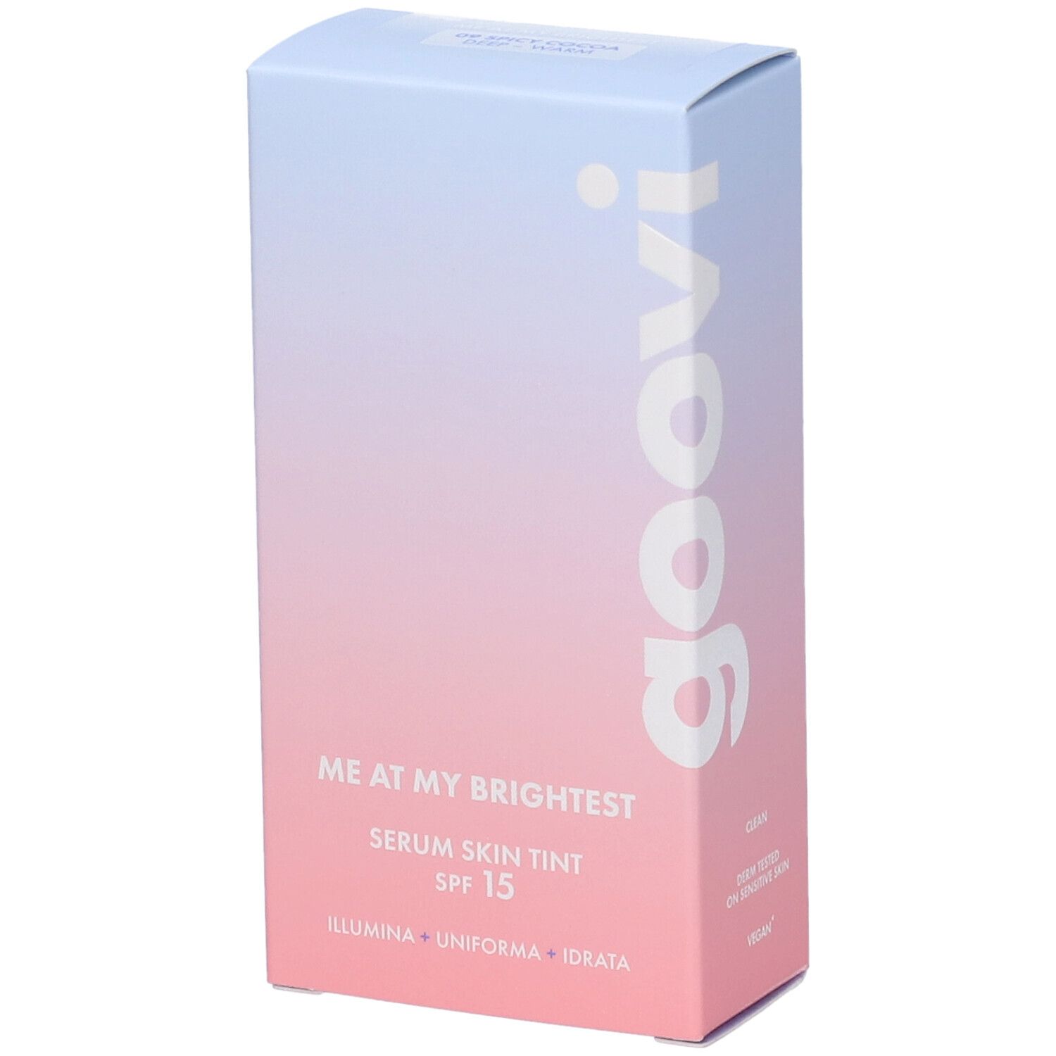 Goovi Me At My Brightest Siero Skin Tint SPF15 Tonalità 09 Spicy Cocoa 30 ml — confronto prezzi