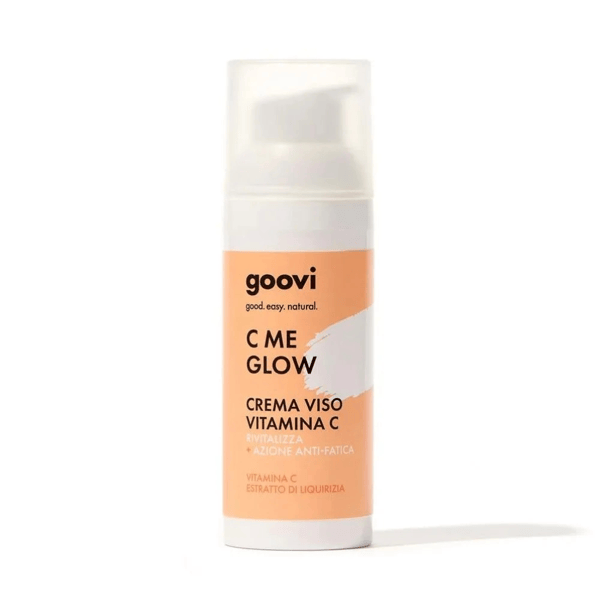 Goovi C Me Glow Crema Viso 50 ml Vitamina C Anti-Fatica per Pelle Radiosa