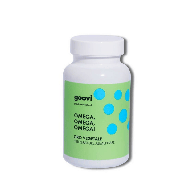 Goovi Oro Vegetale Integratore di Omega 3-6-9 60 Perle Soft Gel