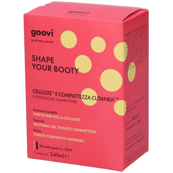 Goovi Cellulite & Compattezza Cutanea 24 Stick Integratore Drenante e Antiossidante