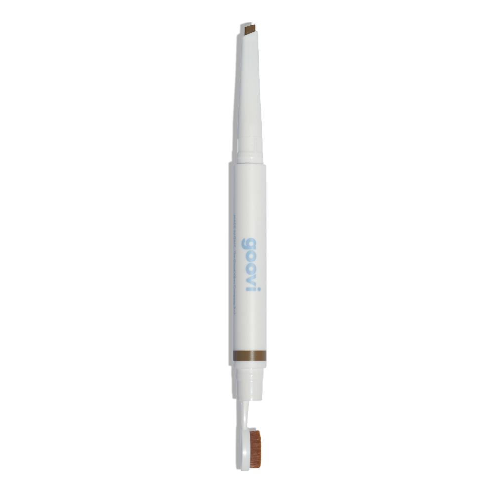 Goovi Matita Sopracciglia con Kabuki Tonalità 02 Blonde To Light Brown 1 pz Make up
