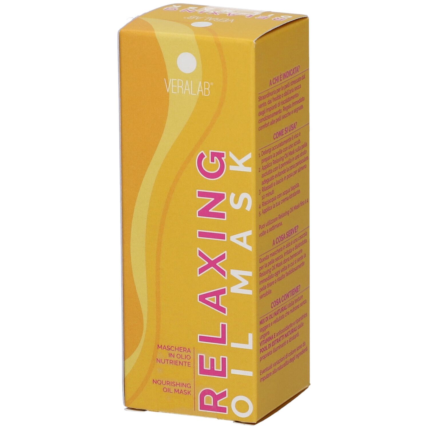 Veralab Relaxing Oil Mask 1 pz Maschera viso — confronto prezzi