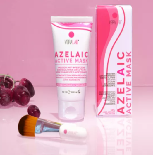 Veralab Azelaic Active Mask Maschera Viso Anti Imperfezioni E Seboregolatrice 50ml