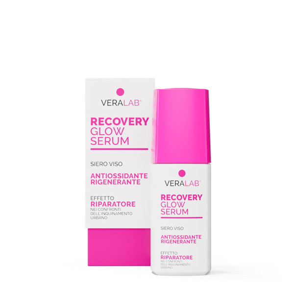 Veralab Recovery Glow Serum Siero Viso Antiossidante Rigenerante Idratante 30ml