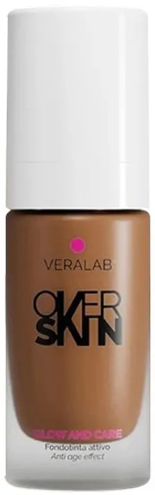Veralab Overskin Glow And Care 12 Pecan Fondotinta Attivo Idratante E Luminoso 30ml