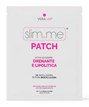 Veralab Slim Me Patch Corpo Drenante Lipolitico in Biocellulosa per Inestetismi 1 Pezzo
