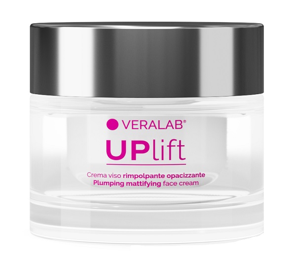 VeraLab UpLift - Crema Viso Rimpolpante Opacizzante Anti Age purificante, 50ml