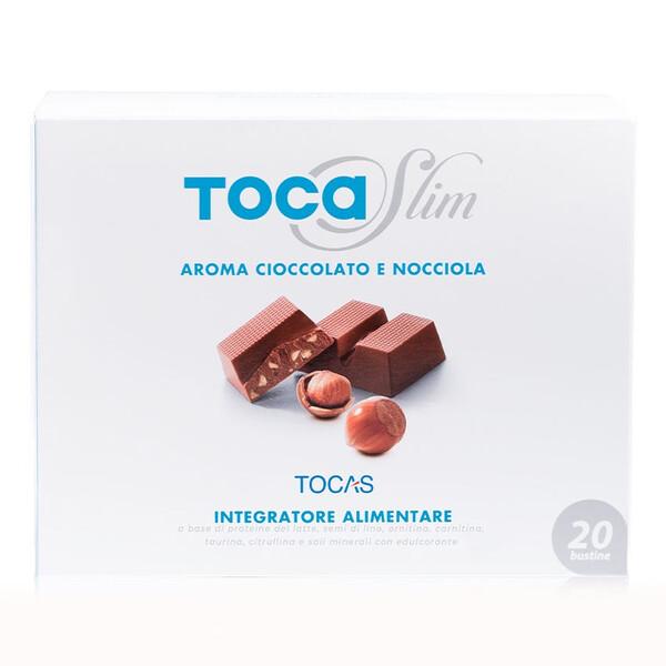 Tocaslim Cioccolato Integratore Proteine del Siero del Latte 20 Bustine