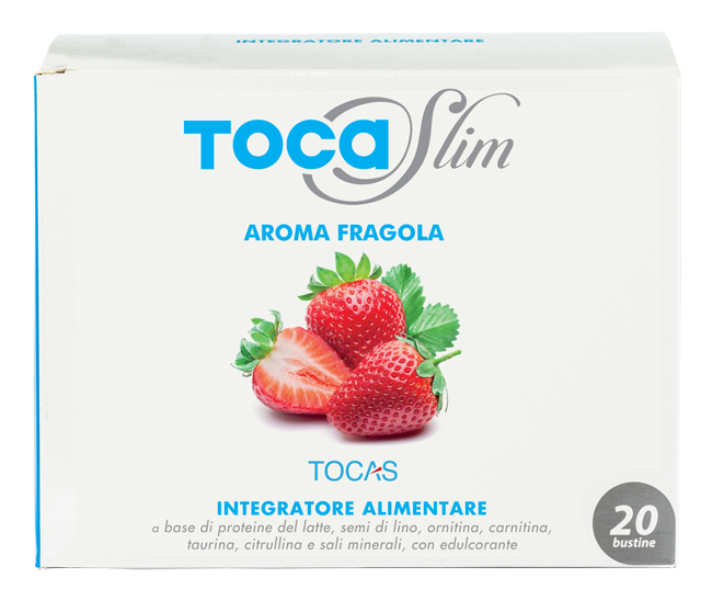 Tocaslim Integratore Per Il Controllo Del Peso Aroma Fragola 20 Bustine