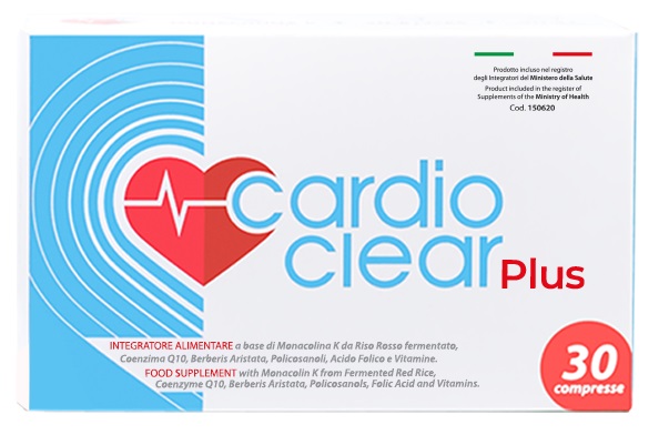 Cardioclear Plus Integratore Per Il Controllo Del Colesterolo 30 Compresse