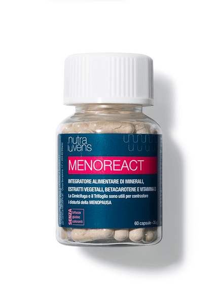 NutraIuvens Menoreact - Integratore per Donne in Menopausa 60 compresse
