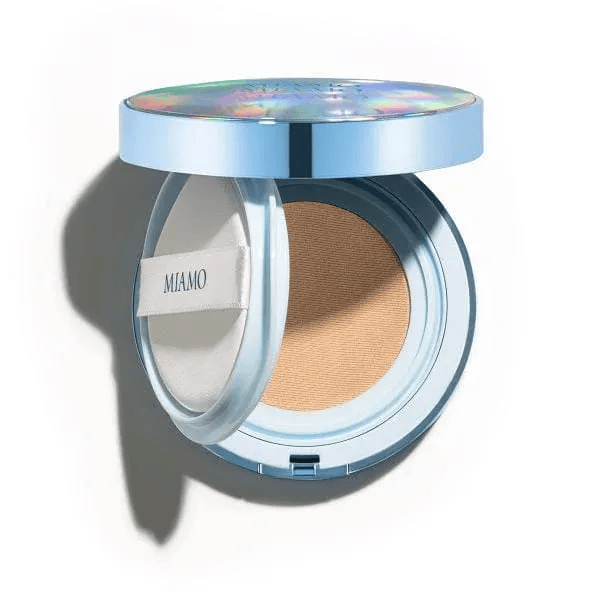 Miamo Second Skin Mesh Cushion Foundation Shade Ivory 13,5 g SPF50 PA+++ Fondotinta Natural Glow