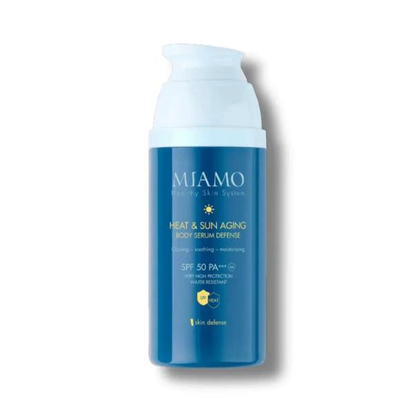 Miamo Skin Defense Heat & Sun Aging Body Serum Defense SPF50 PA+++ Siero Solare Corpo 100ml