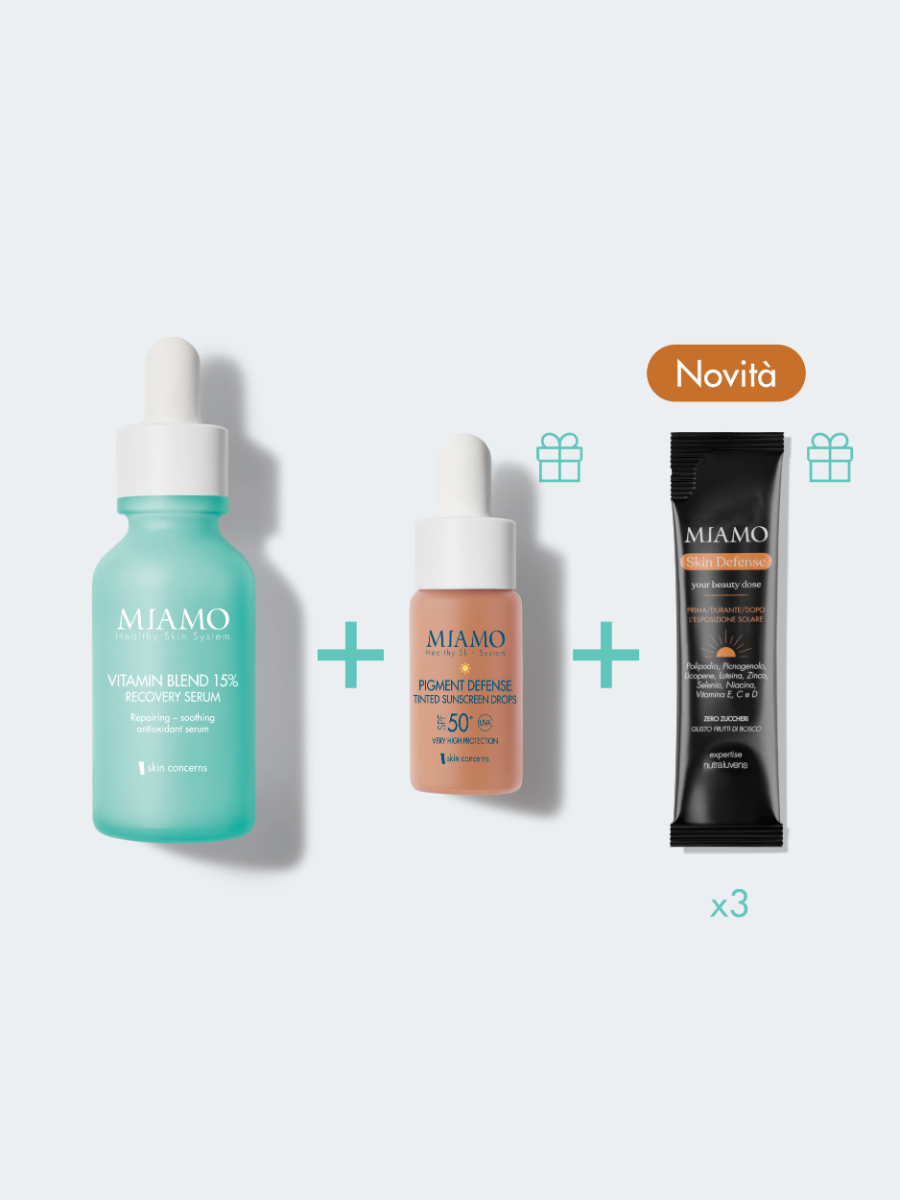 Miamo Protocollo AOX Repair&Protect Cofanetto Per Trattare Macchie e Rossori del Viso
