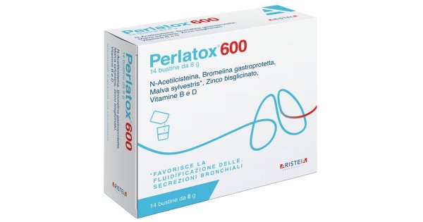 Perlatox 600 Integratore Per Le Vie Respiratorie 14 Bustine