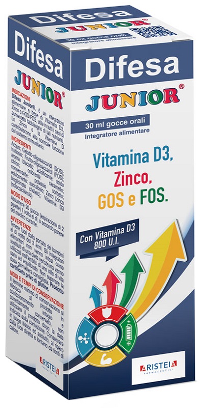 Difesa Junior Integratore Per Le Ossa E Il Sistema Immunitario Gocce Orali 30 Ml