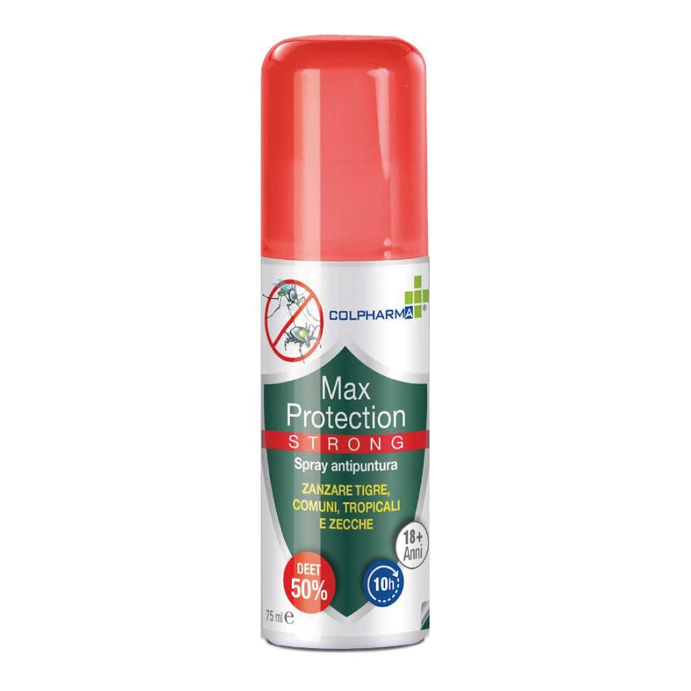 Colpharma Max Protection - Strong Spray Repellente Antizanzare, 75ml