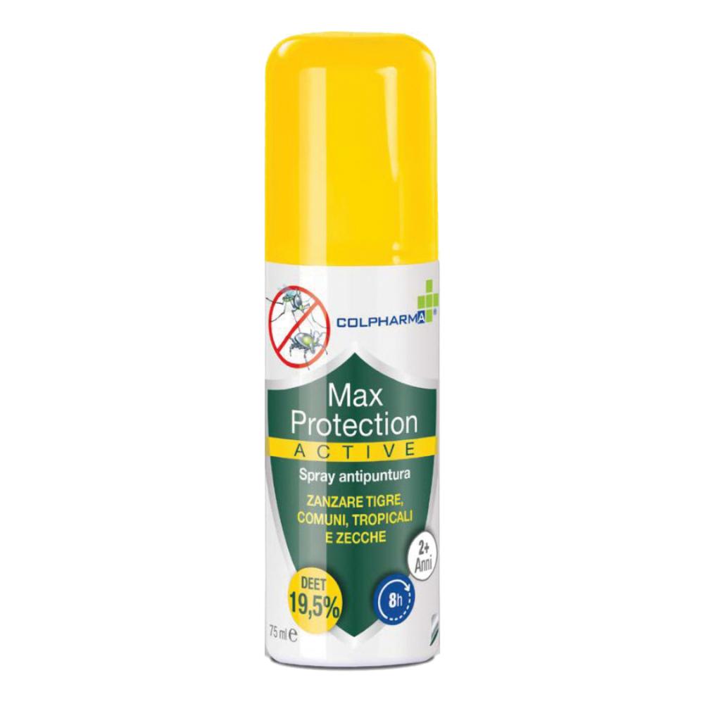 Colpharma Spray Repellente Antizanzare Max Protection Active 75 Ml ml