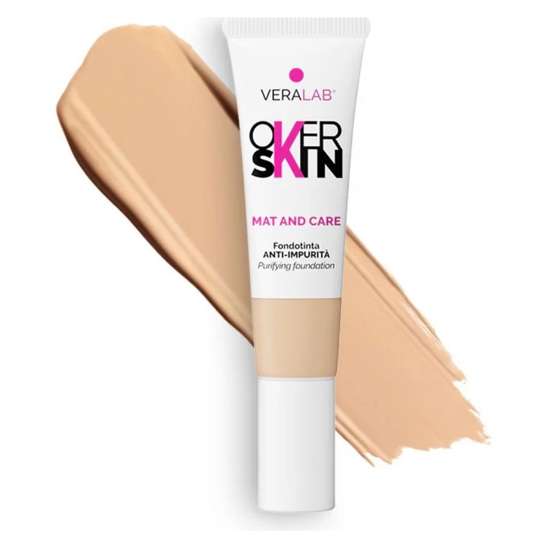Veralab Overskin Mat And Care 04 Cream Fondotinta Anti-impurità