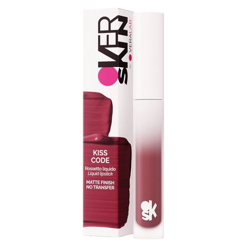 Veralab Overskin Kiss Code N.04 Ruby Red Rossetto Liquido Matte