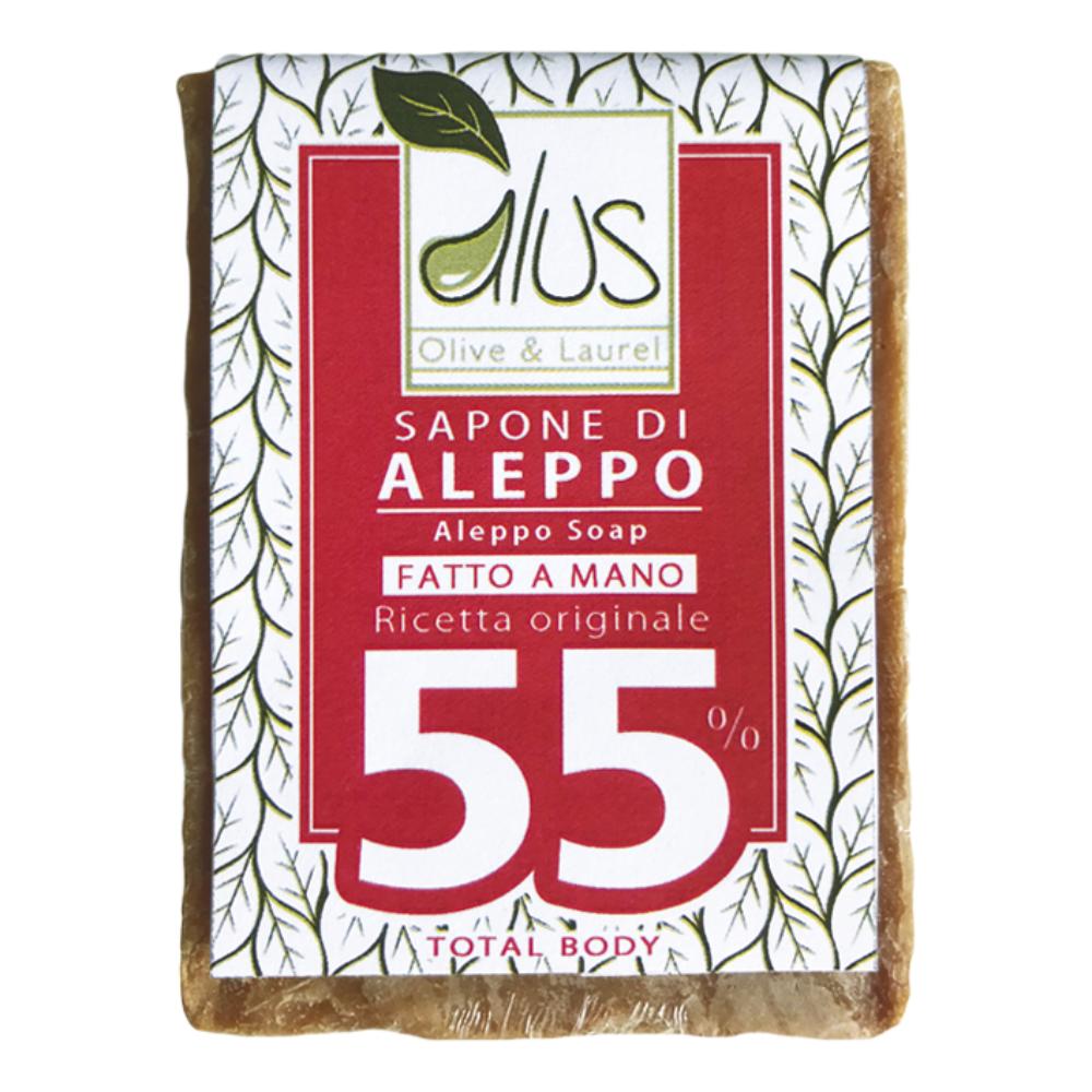 Alus Olio Di Alloro Sapone Di Aleppo 55% 200 Grammi