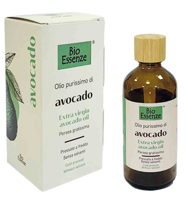 Bio Essenze Olio Purissimo Di Avocado Nutriente Per Pelle E Capelli 100ml