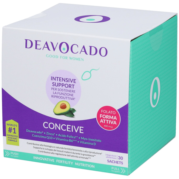 Deavocado Conceive Integratore Fertilità Femminile 30 Bustine — confronto prezzi