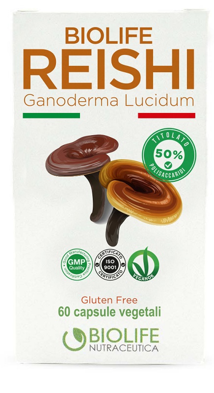 Biolife Reishi - Integratore alimentare per le difese immunitarie, 60 capsule — confronto prezzi