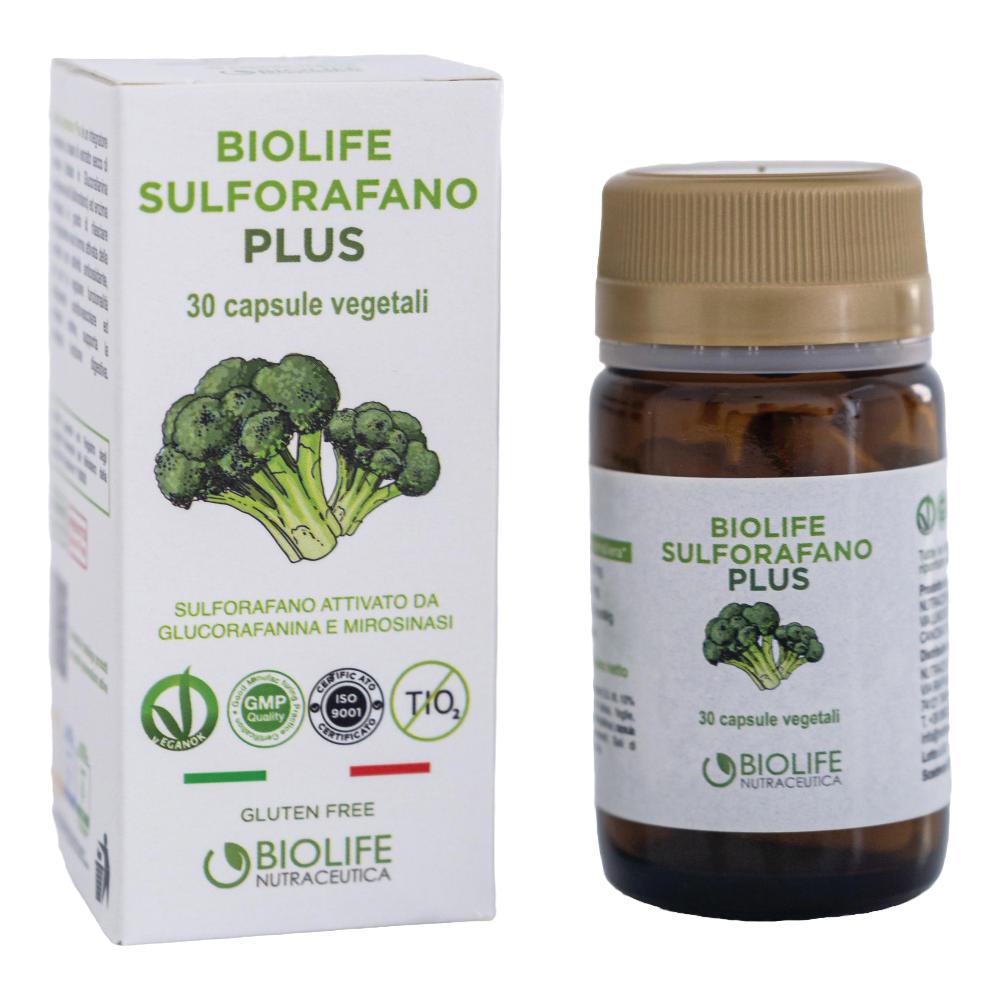 BIOLIFE SULFORAFANO PLUS 30CPS — confronto prezzi