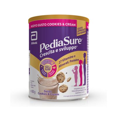 PediaSure Crescita E Sviluppo Gusto Cookies&Cream 850 g - Integratore Multivitaminico Per Bambini