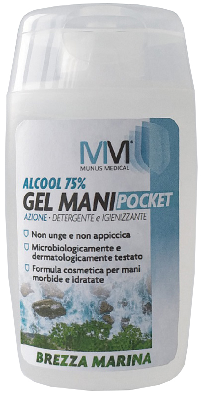 Munus medical gel igienizzante mani brezza marina 100 ml