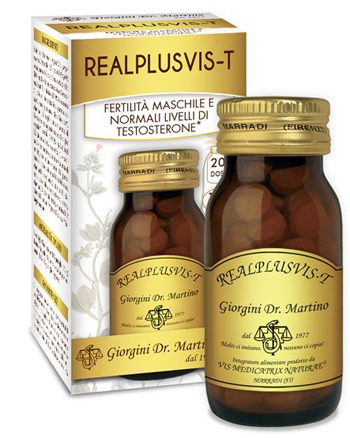 Dr. Giorgini RealPlusVis T - Integratore tonico per la fertilità maschile, 100 pastiglie — confronto prezzi
