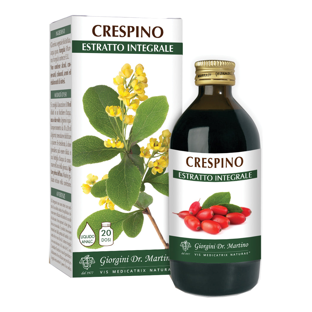 Crespino Estratto Integrale | Funzione Epatica e Digestiva | 200 ml