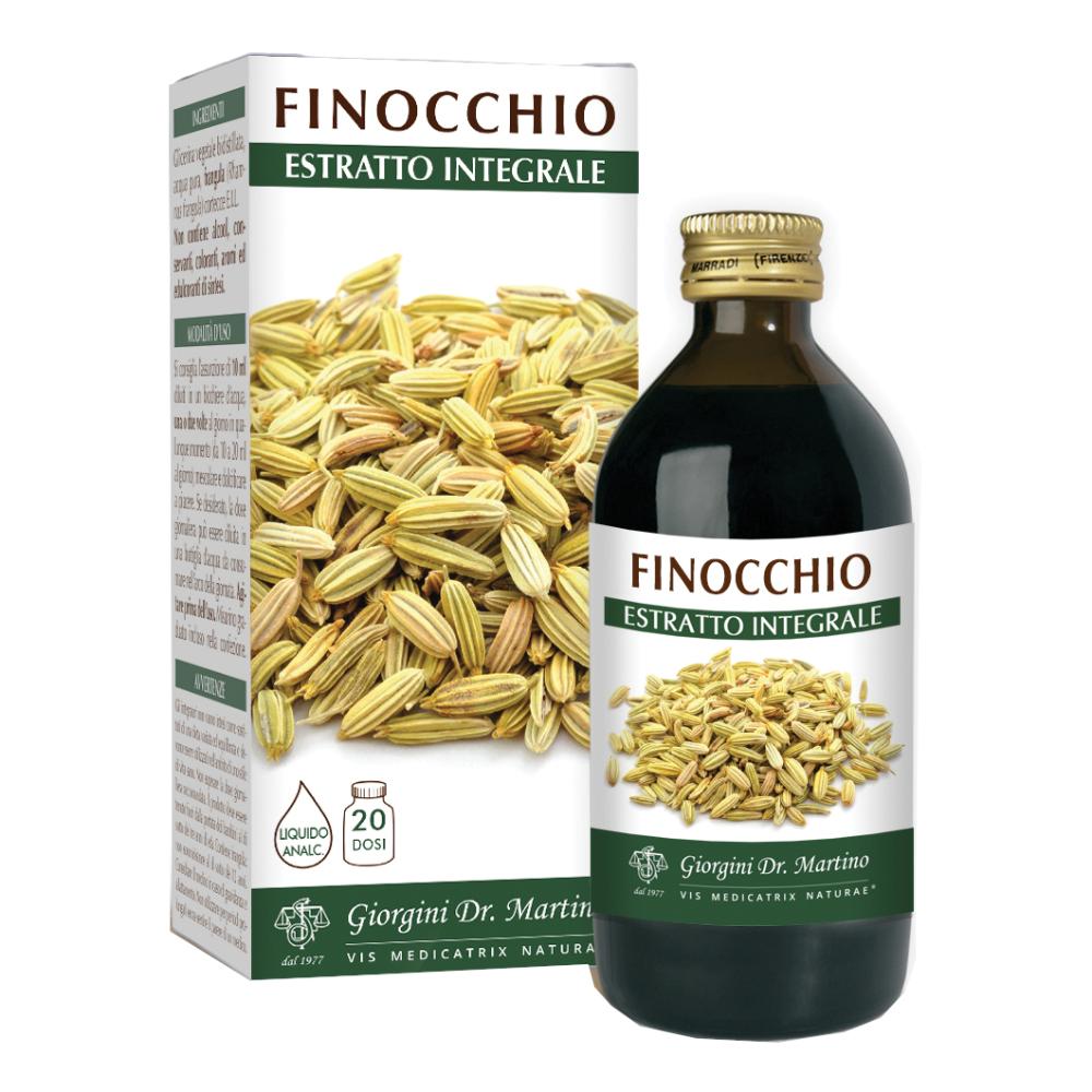 Finocchio Estratto Integrale Integratore Per Le Funzioni Digestive Soluzione Orale 200ml