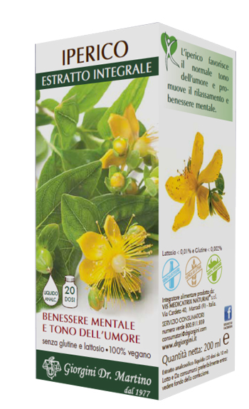 Iperico Estratto Integrale Integratore Per Il Tono Dell'umore Soluzione Orale 200ml