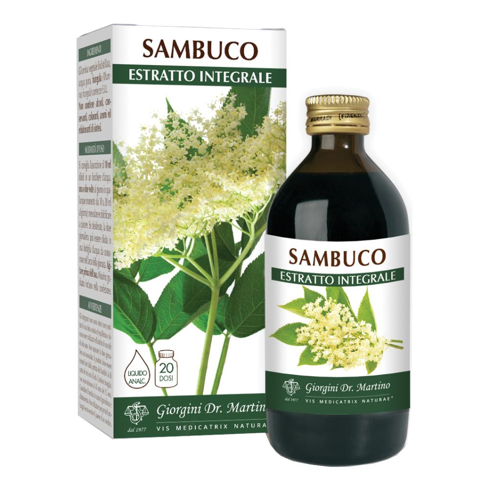 Dr. Giorgini Sambuco Fiori Estratto Integrale Integratore 200 ml