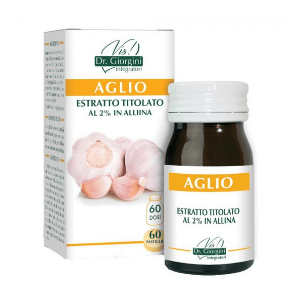 Vis Dr. Giorgini Aglio Integratore Estratto Titolato per il Benessere Cardiovascolare 60 Pastiglie