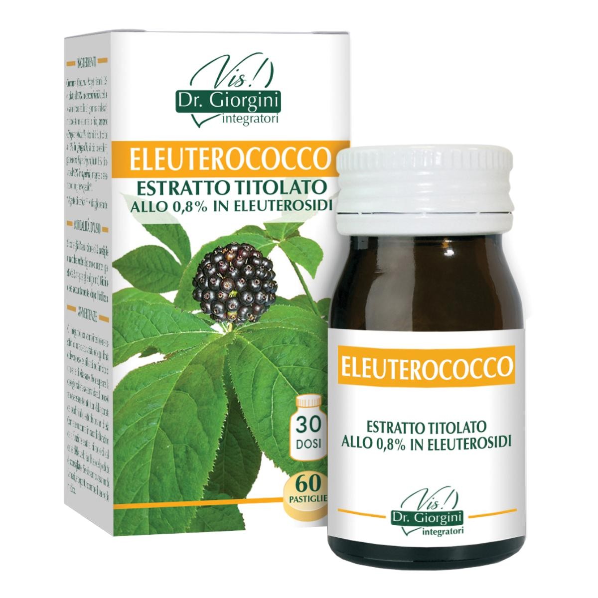 Eleuterococco estratto titolato 60 pastiglie